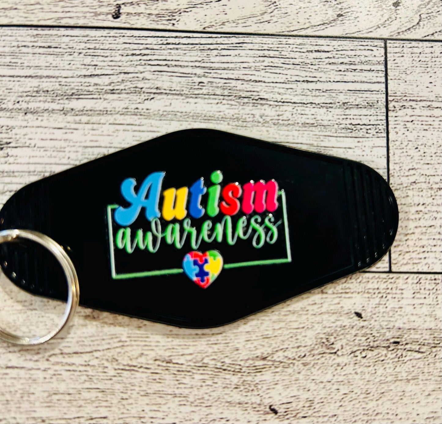 Unique Autism Awareness Motel Keychains