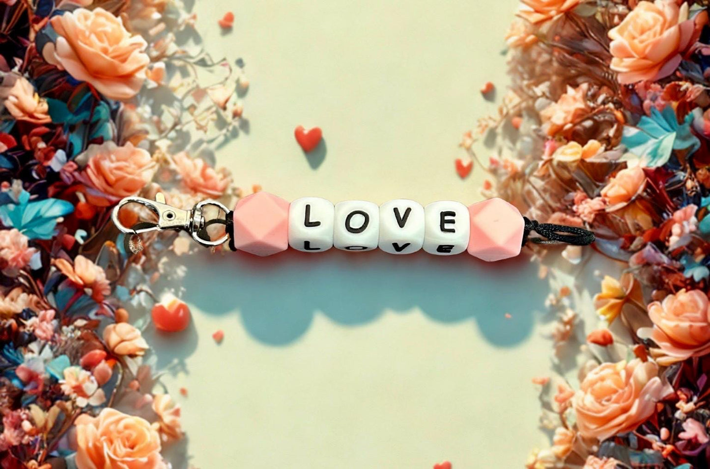 Handmade Word clips for Keys and Bags - Inspiring Accessories
