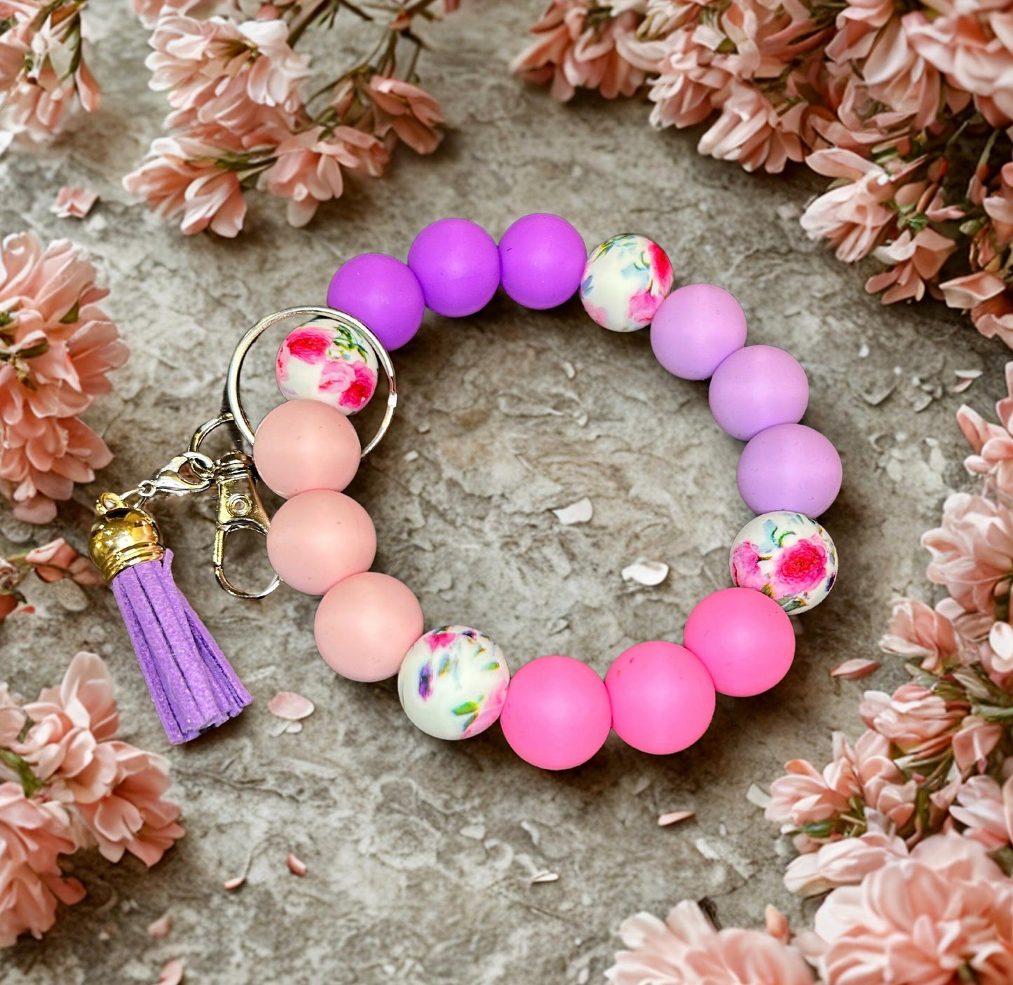 Handcrafted Wristlet Keychains - Choose from 5 different styles.