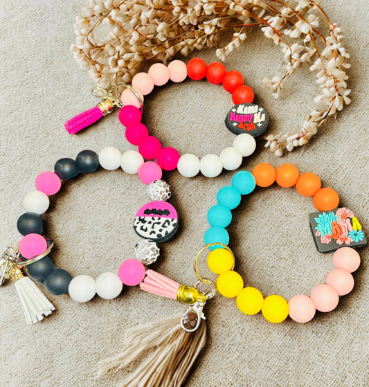 Beaded Wristlet Keychain for any Mama - Mother’s Day gift idea