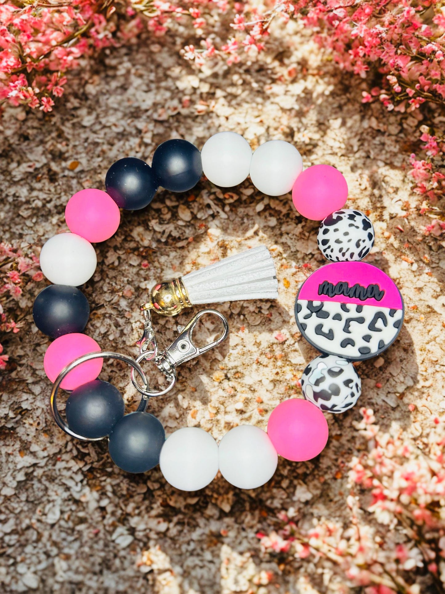 Beaded Wristlet Keychain for any Mama - Mother’s Day gift idea