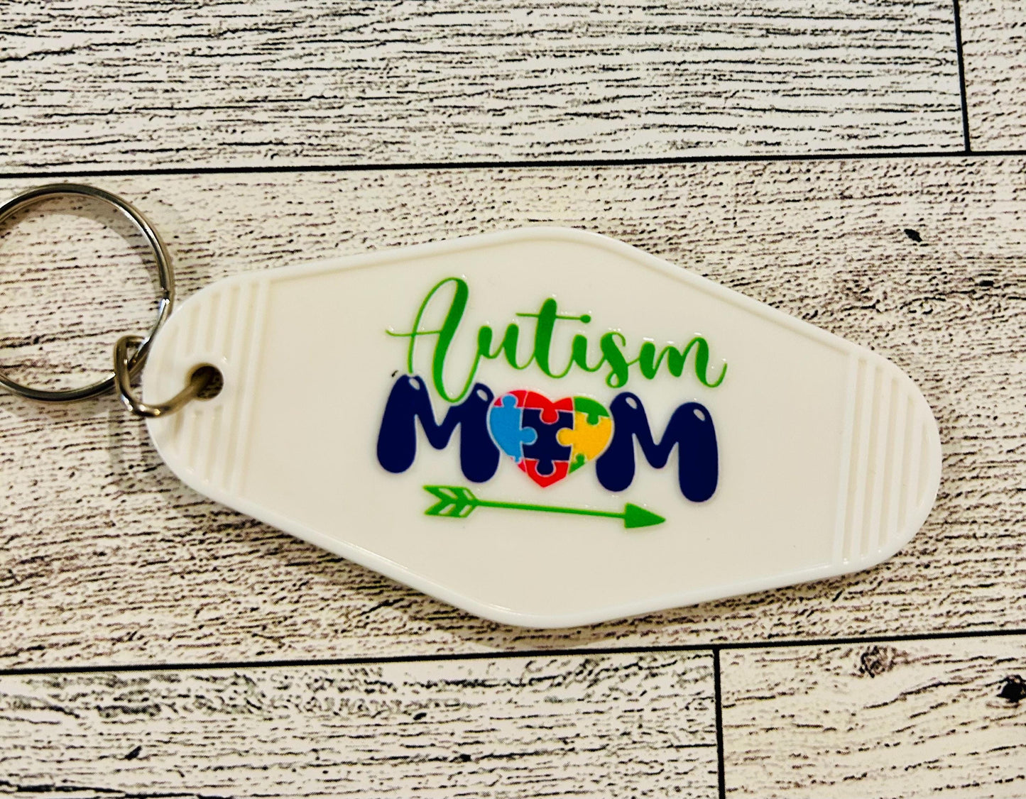 Unique Autism Awareness Motel Keychains
