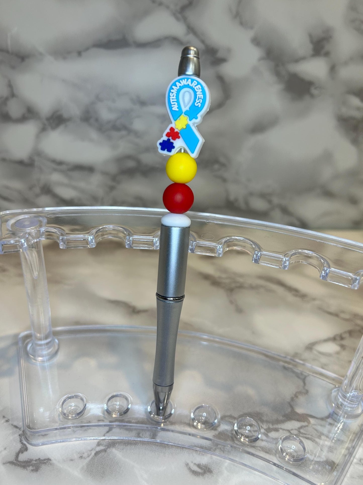 silicone beaded pens, be kind, autism awareness, cactus, self love, great gifts.