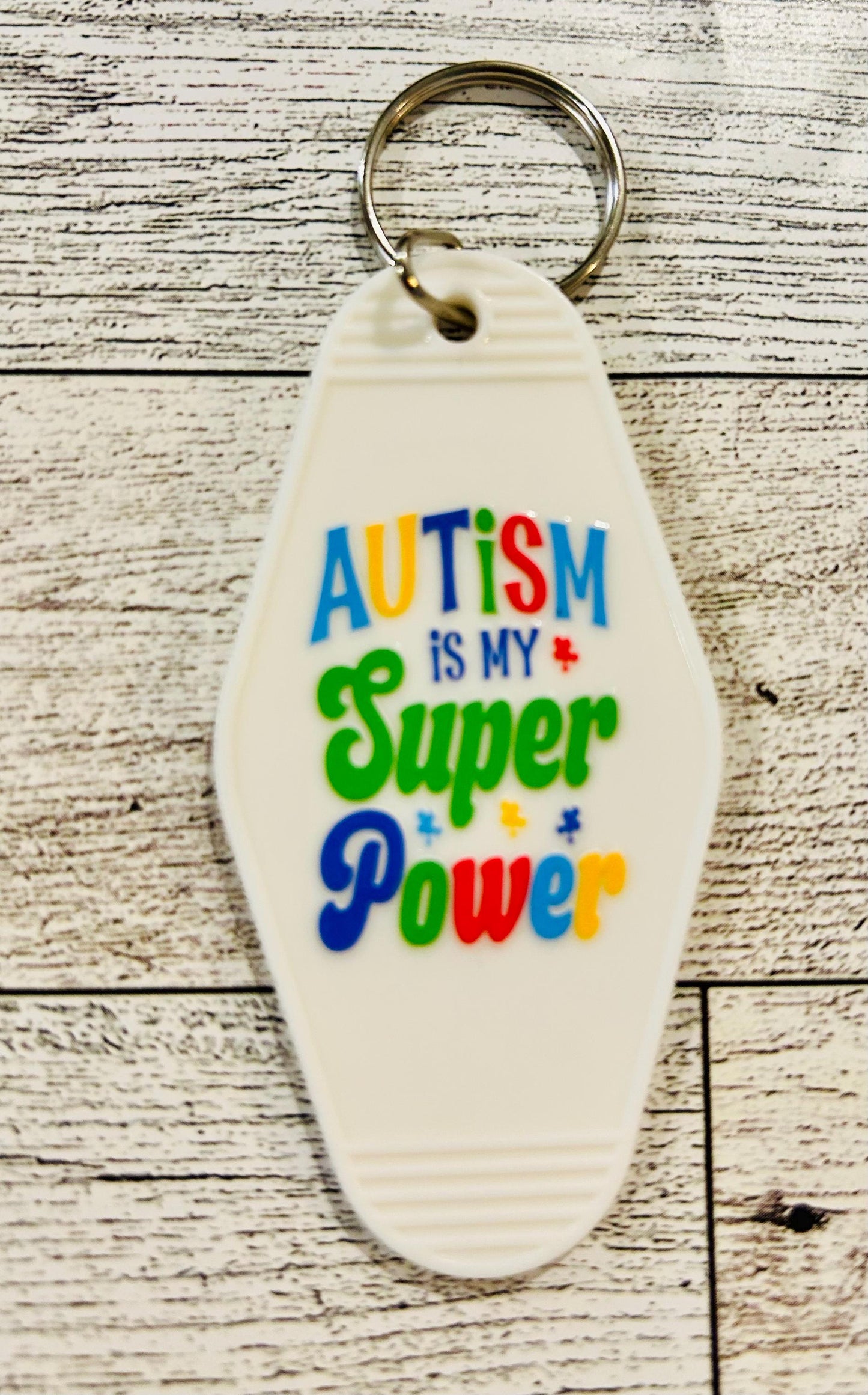 Unique Autism Awareness Motel Keychains