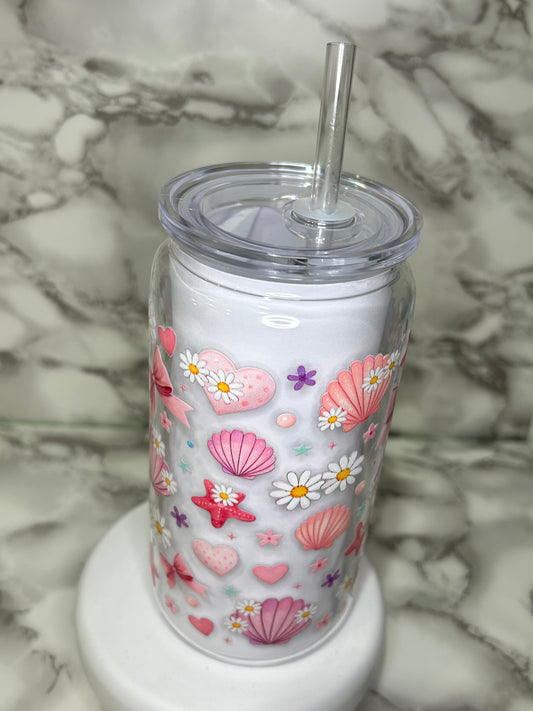 16oz Acrylic can tumble with wrap