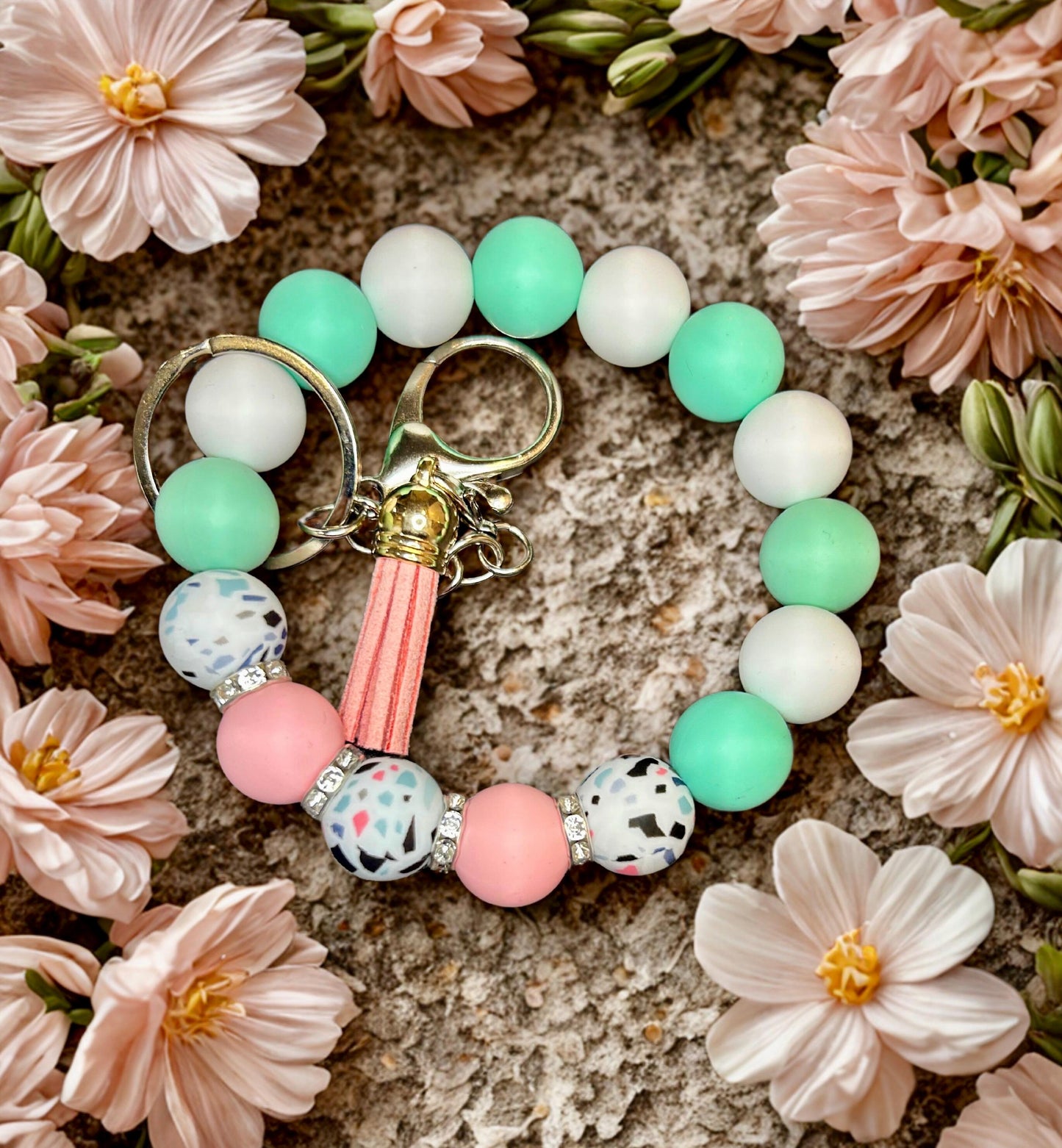Handcrafted Wristlet Keychains - Choose from 5 different styles.