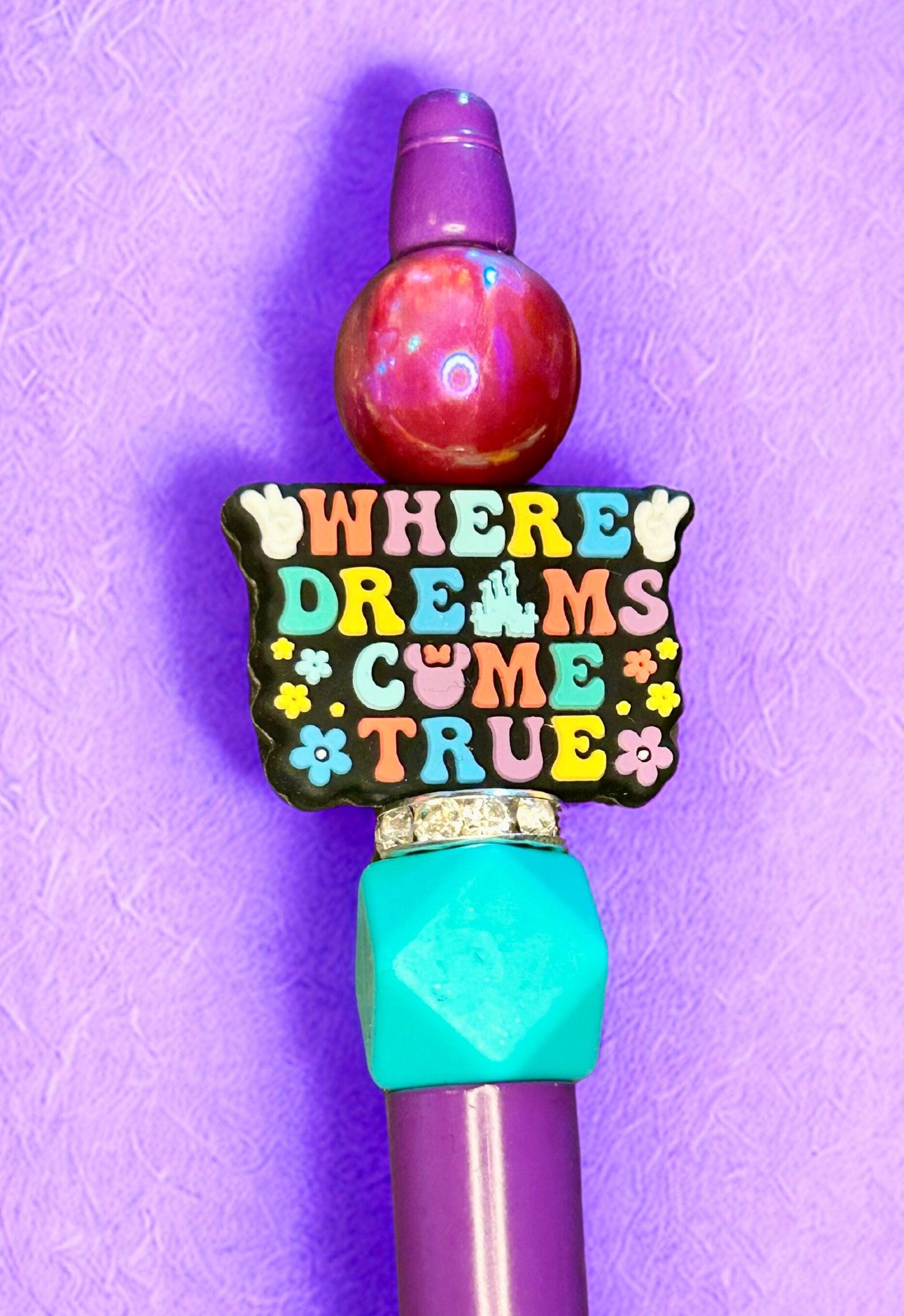 Charming Handmade Character Beaded Pens - Acrylic and Silicone bead designs