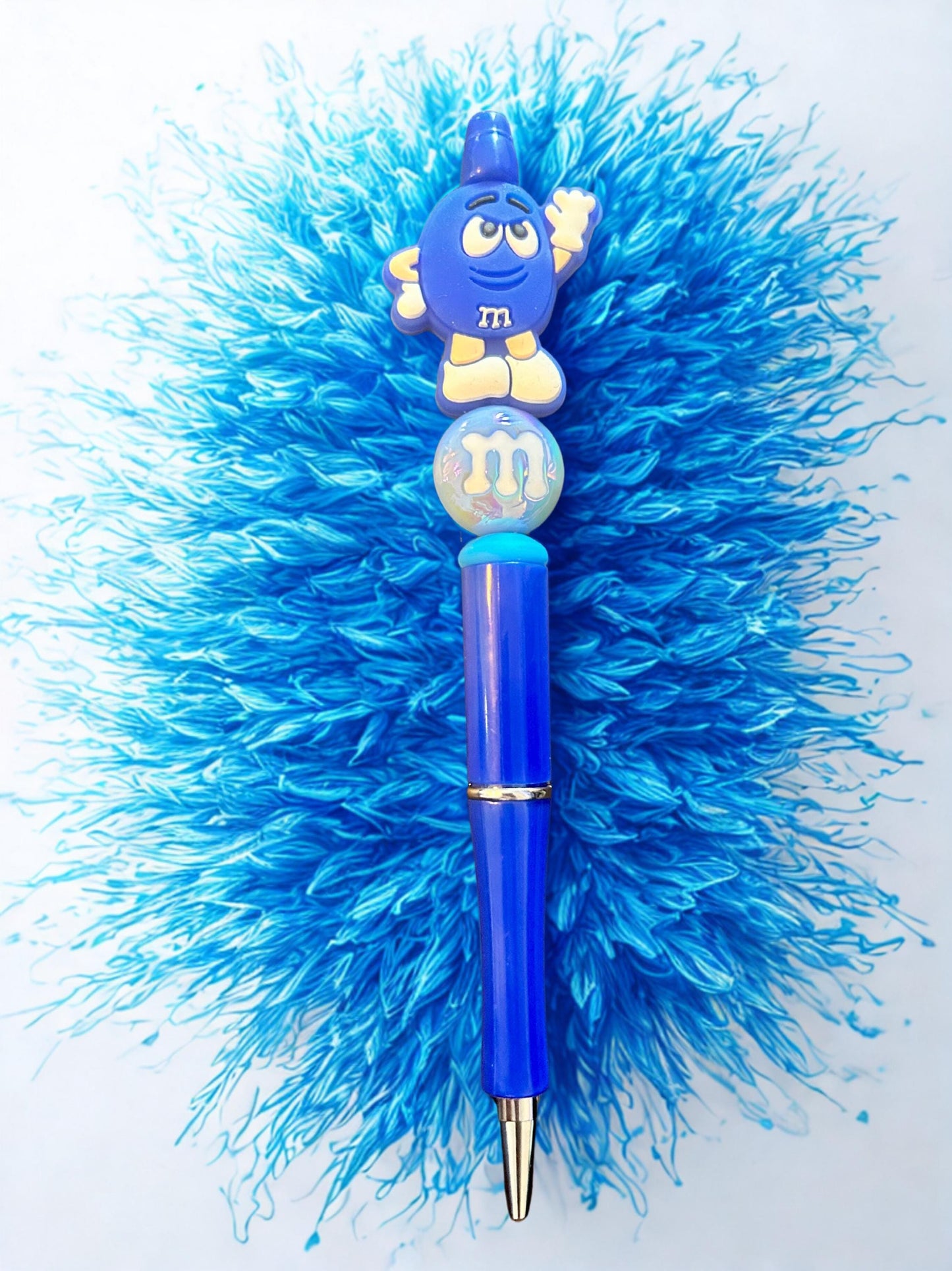 Unique Beaded Pens- Silicone and acrylic beads- Colorful and Cute! Large selection available