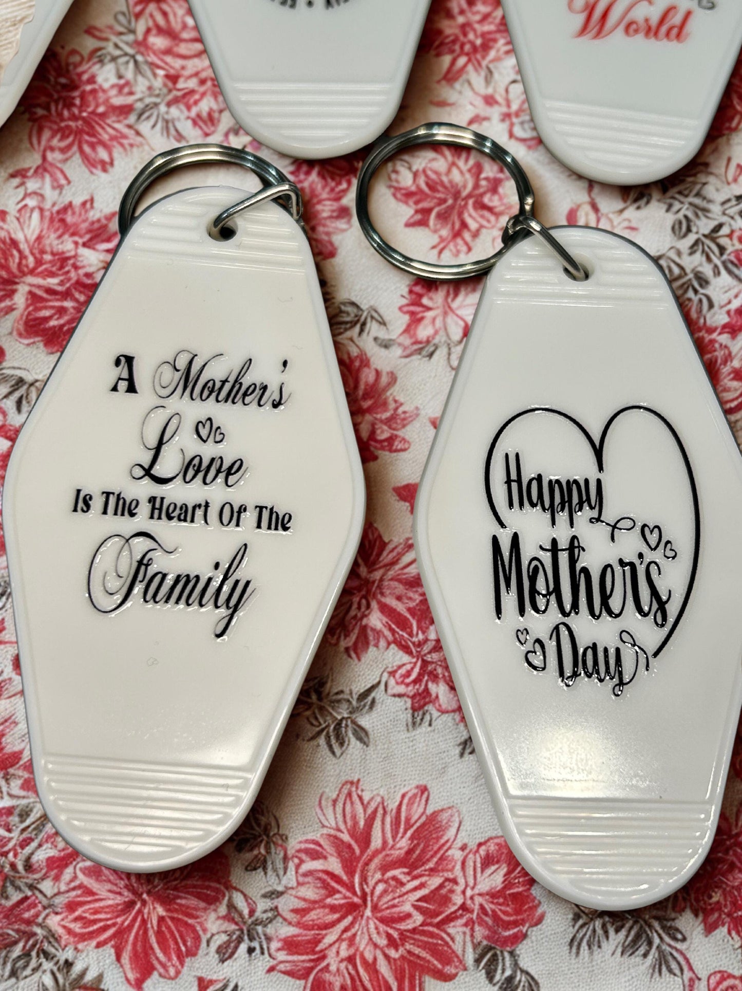 Unique and fun Mom Motel Keychains