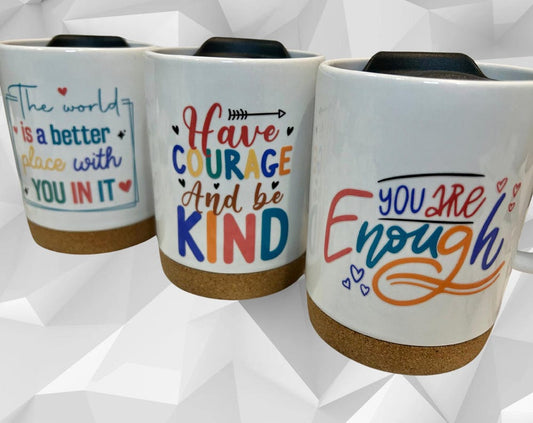 Mental Health / Affirmation Mugs with lid