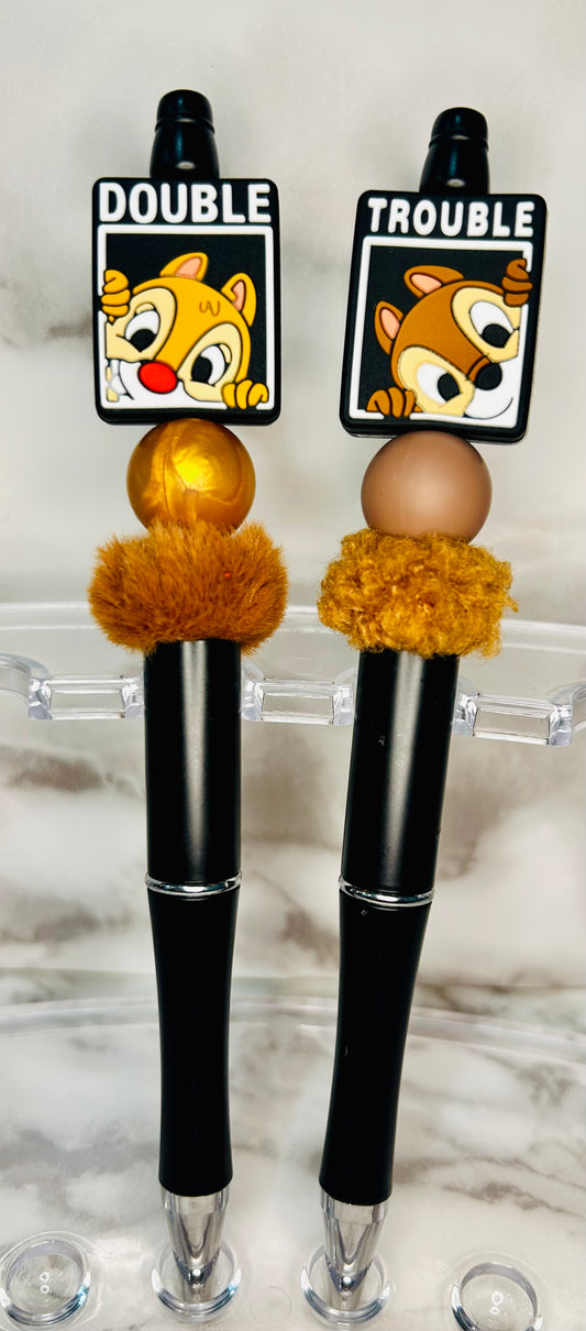 Double Trouble Beaded Pen set