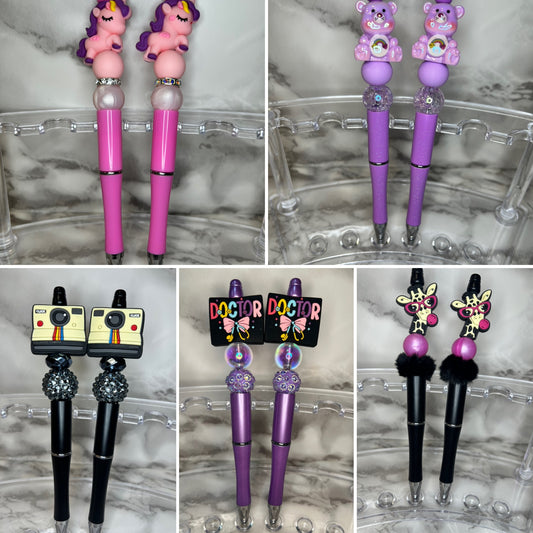 Handmade Beaded Pens with Fun Designs | Unique Gift Ideas