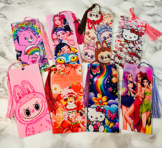 Character Acrylic Bookmarks